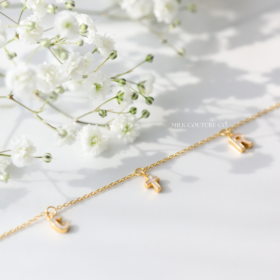 The Charmed Necklace with Five Custom Charms