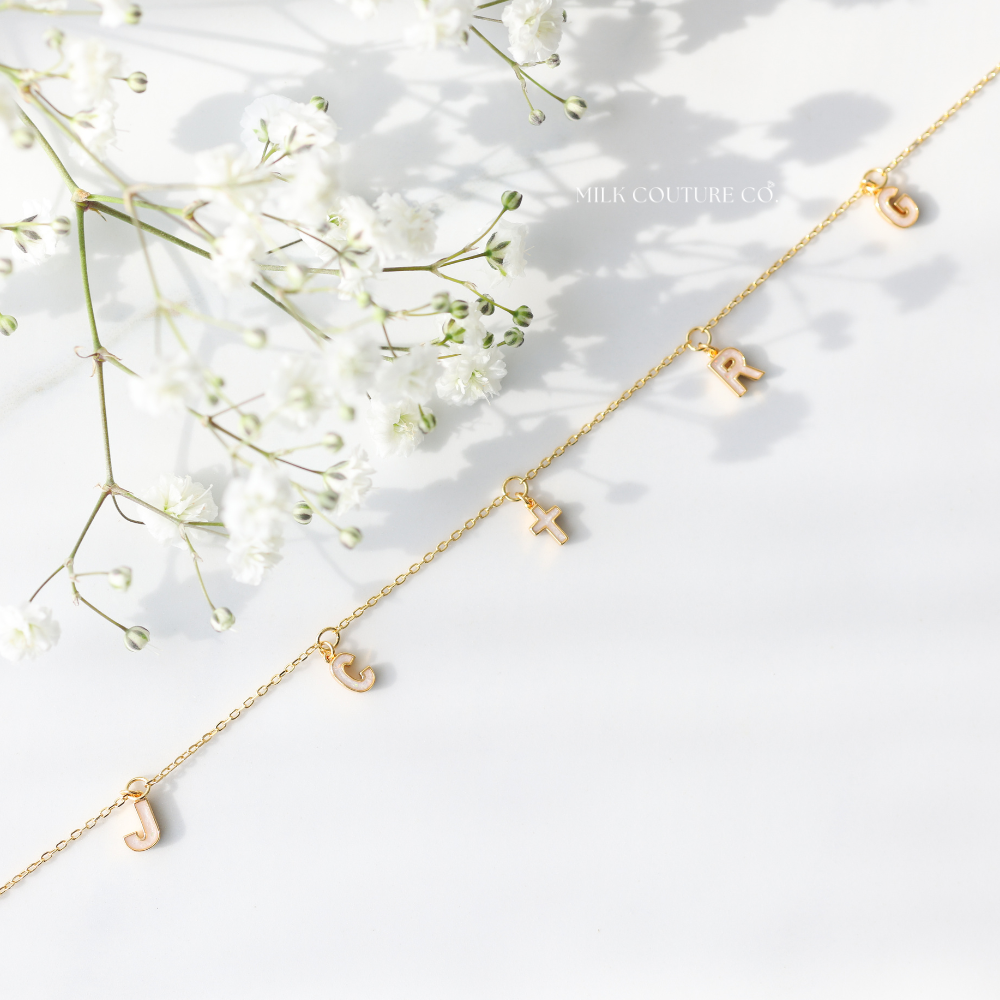 The Charmed Necklace with Five Custom Charms