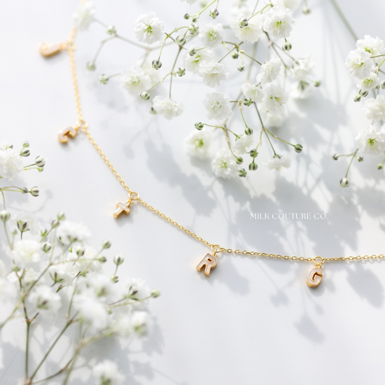 The Charmed Necklace with Five Custom Charms