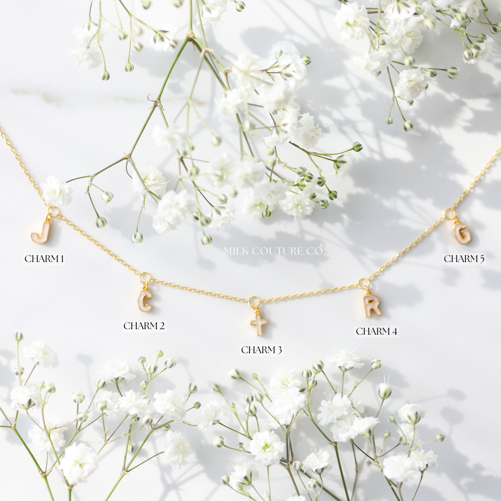 The Charmed Necklace with Five Custom Charms