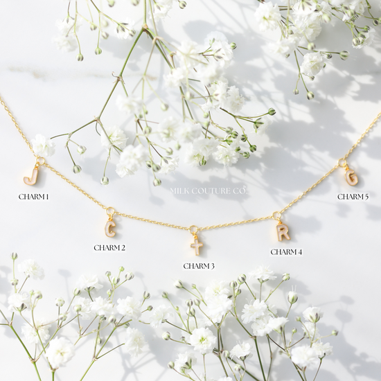The Charmed Necklace with Five Custom Charms