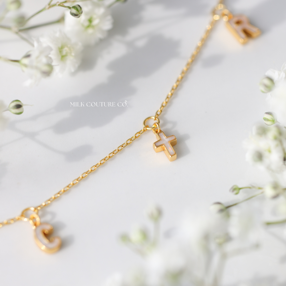The Charmed Necklace with Five Custom Charms