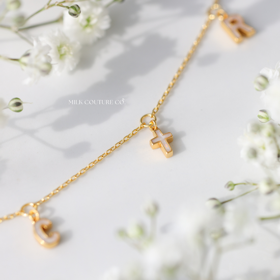 The Charmed Necklace with Five Custom Charms