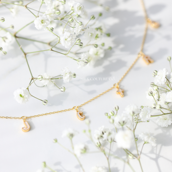 The Charmed Necklace with Five Custom Charms