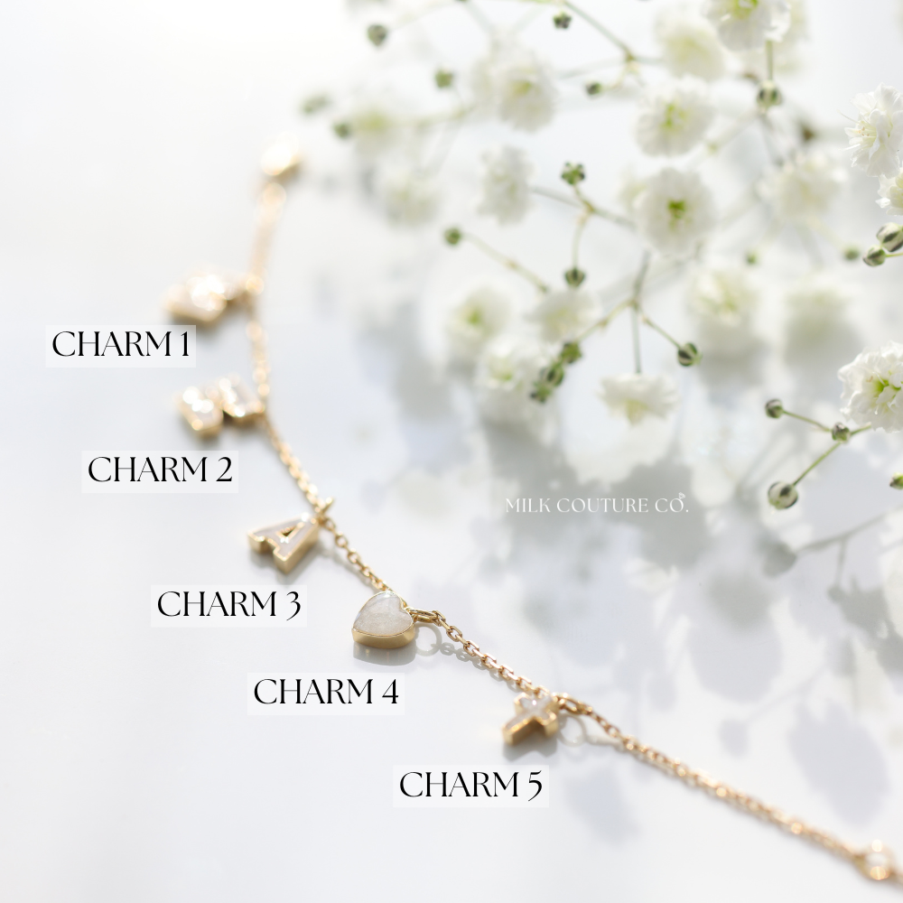 The Charmed Bracelet with Five Custom Charms