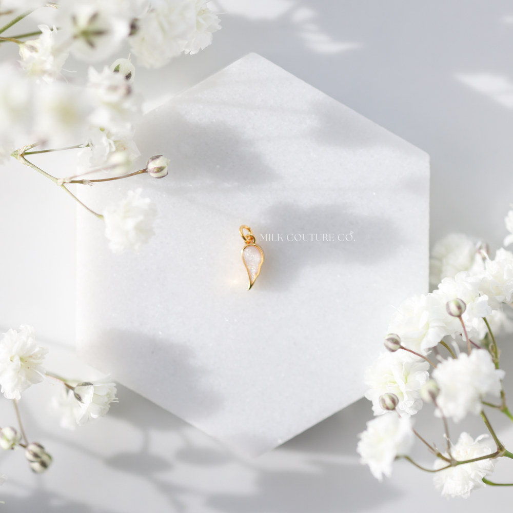 Tiny Angel Wing Charm