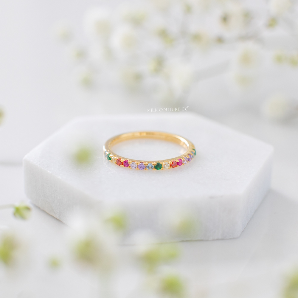 The Rainbow Baby Stacking Ring
