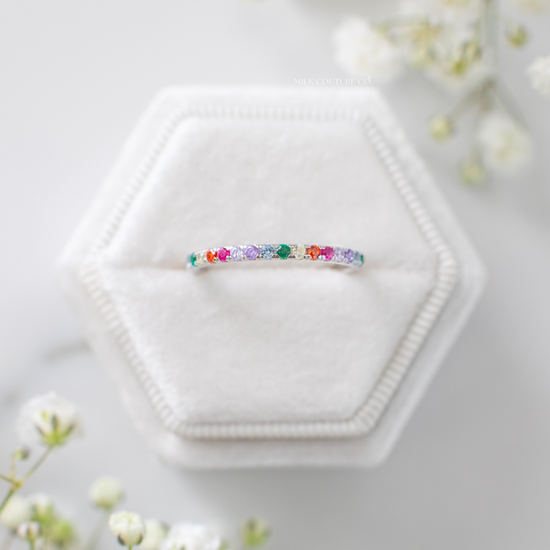 The Rainbow Baby Stacking Ring
